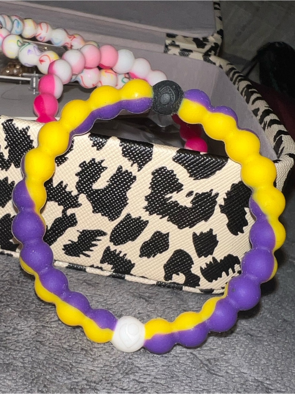 New Lokai LSU bracelet sz S